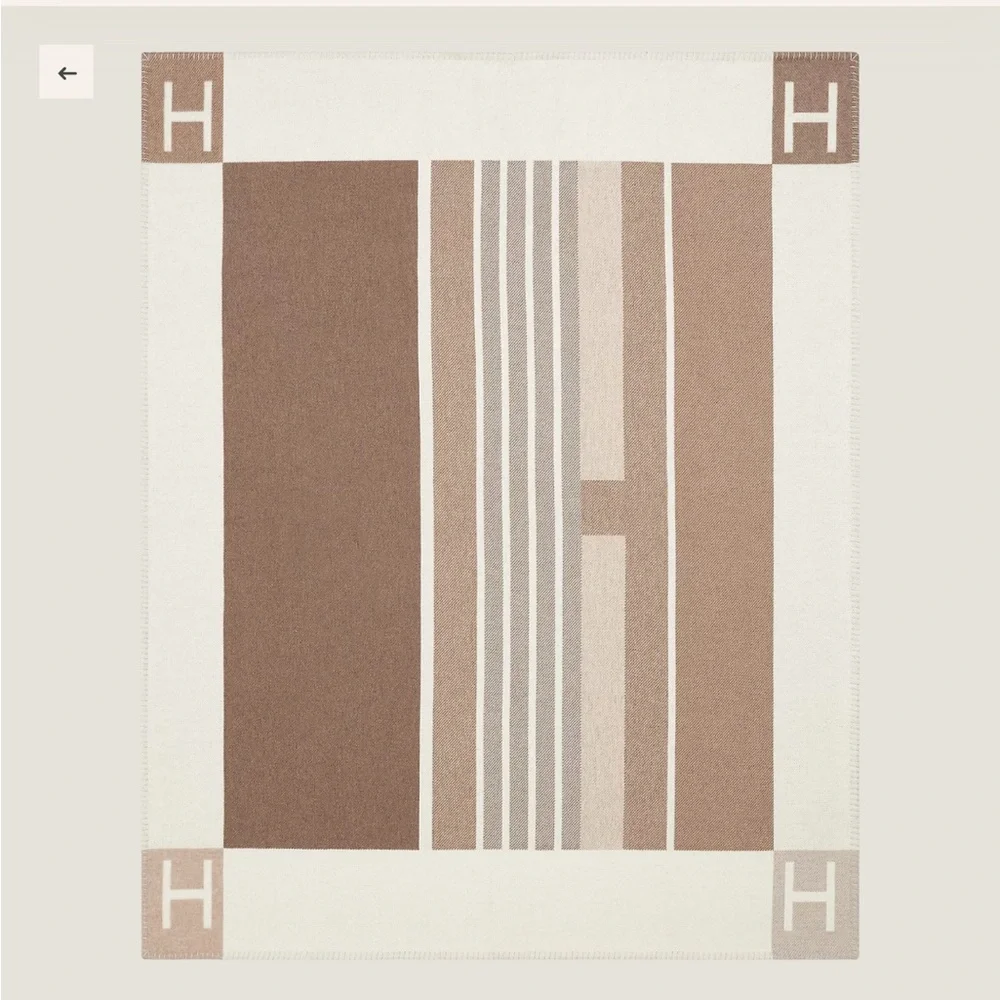 Hermès Brand New Avalon Vibration Throw Blanket - Picture 2 of 6